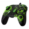 Pultelis PDP REMATCH Wired Controller 1-Up Glow in the Dark, skirtas Nintendo Switch, USB, 3 m laidas, D-pad, Home mygtukas, juoda/žalia