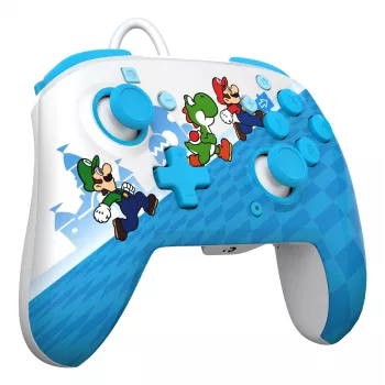 Žaidimų pultas PDP Mario Escape REMATCH laidinis USB, D-pad, Home mygtukas, įvairiaspalvis, skirta Nintendo Switch