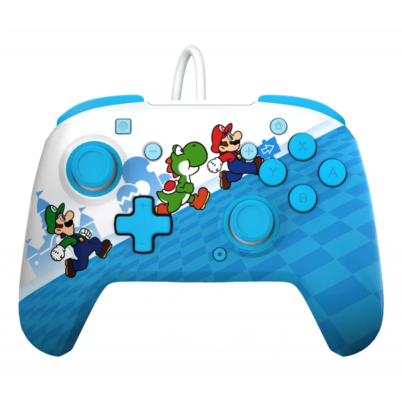 Žaidimų pultas PDP Mario Escape REMATCH laidinis USB, D-pad, Home mygtukas, įvairiaspalvis, skirta Nintendo Switch
