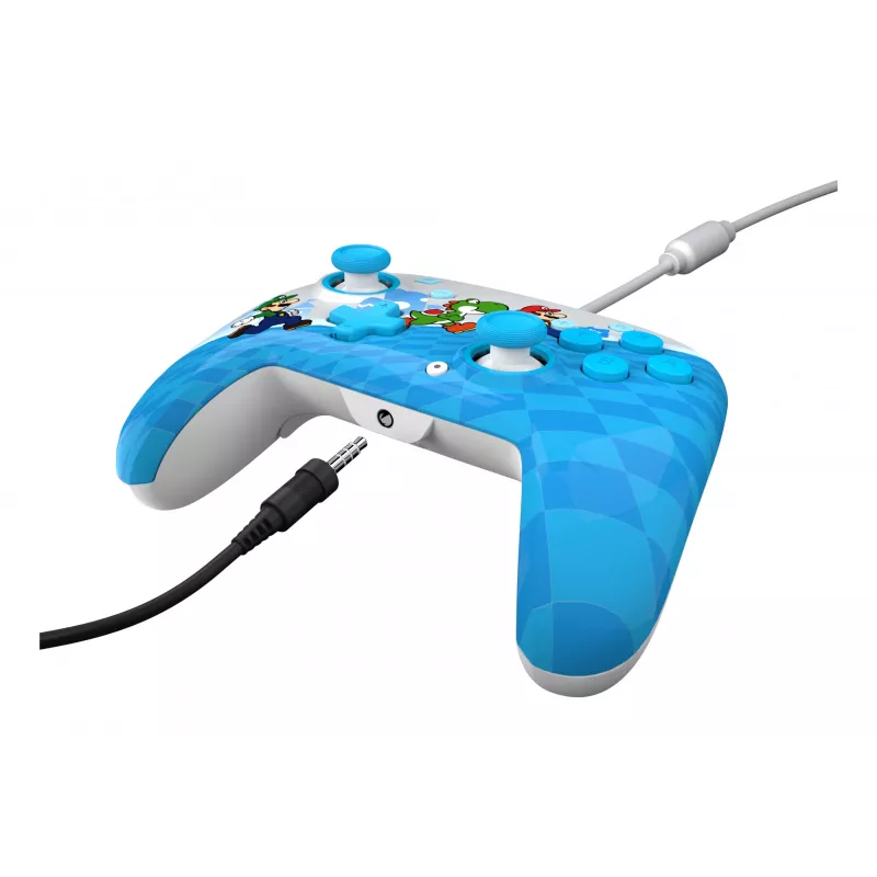 Žaidimų pultas PDP Mario Escape REMATCH laidinis USB, D-pad, Home mygtukas, įvairiaspalvis, skirta Nintendo Switch