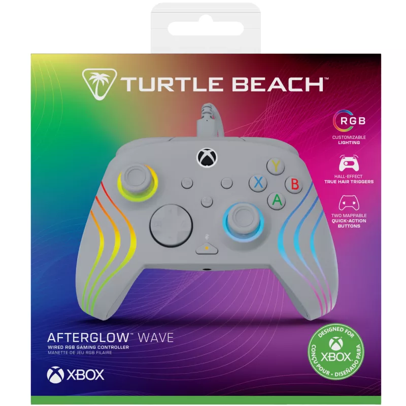 Žaidimų pultas Turtle Beach Afterglow Wave Grey USB PC Xbox Series