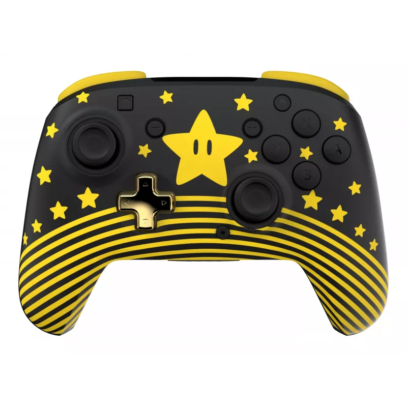 Turtle Beach Rematch TBC-8101-75 belaidis pultas Nintendo Switch, Super Mario Star, juodas/geltonas