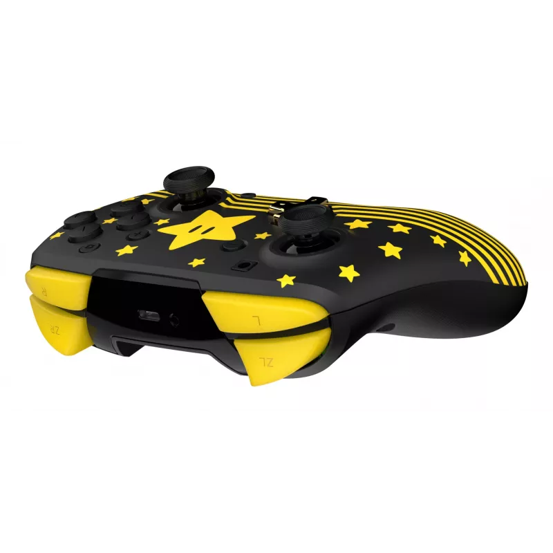 Turtle Beach Rematch TBC-8101-75 belaidis pultas Nintendo Switch, Super Mario Star, juodas/geltonas