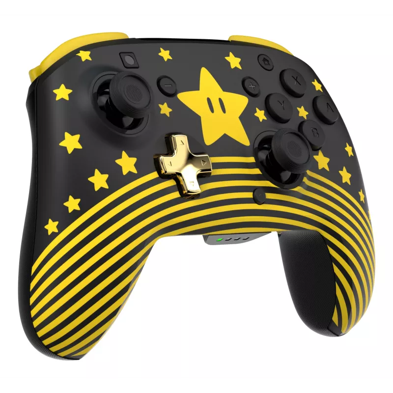 Turtle Beach Rematch TBC-8101-75 belaidis pultas Nintendo Switch, Super Mario Star, juodas/geltonas