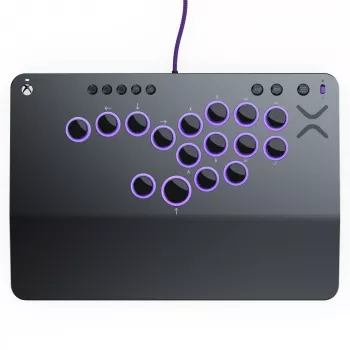 PDP Victrix Pro KO Leverless Fight Stick pilka USB kovų valdiklis PC, Xbox Series S, Xbox Series X