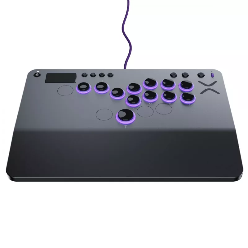 PDP Victrix Pro KO Leverless Fight Stick pilka USB kovų valdiklis PC, PlayStation 4, PlayStation 5