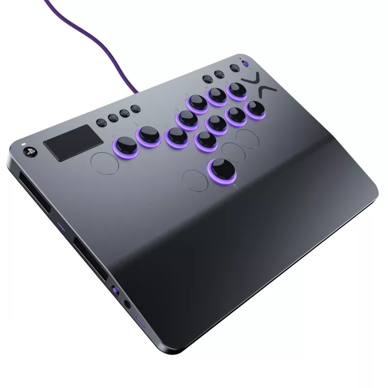 PDP Victrix Pro KO Leverless Fight Stick pilka USB kovų valdiklis PC, PlayStation 4, PlayStation 5