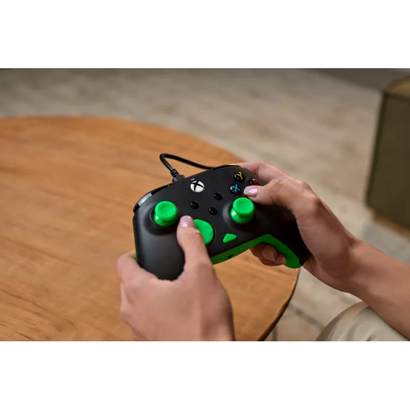 Žaidimų pultas Turtle Beach Rematch Core juodas žalias USB laidinis PC Xbox