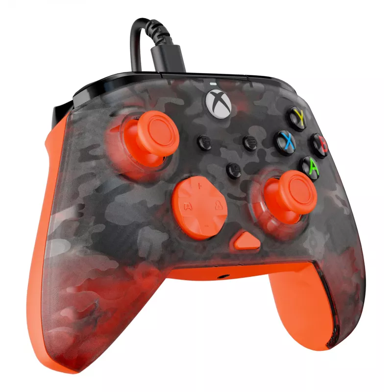 Žaidimų pultas Turtle Beach Rematch Core juodai pilkai oranžinis USB laidinis