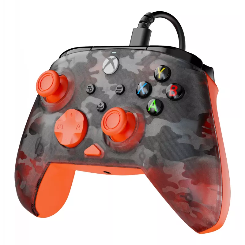 Žaidimų pultas Turtle Beach Rematch Core juodai pilkai oranžinis USB laidinis