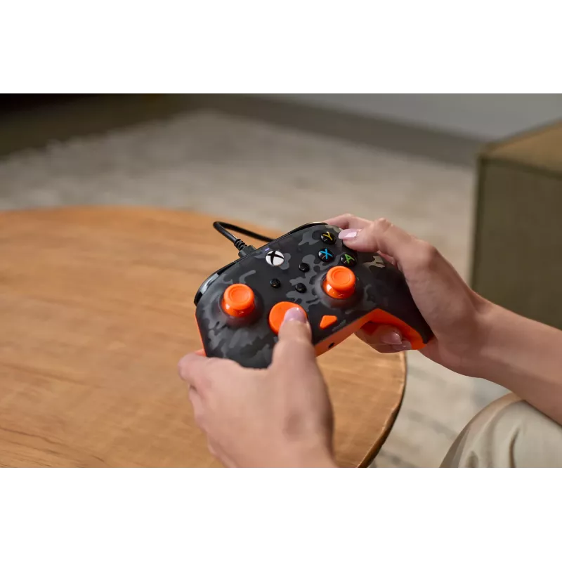 Žaidimų pultas Turtle Beach Rematch Core juodai pilkai oranžinis USB laidinis