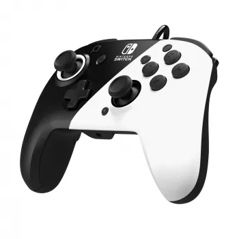 Valdiklis PDP Faceoff Deluxe+ Audio Wired Controller Black & White