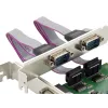Conceptronic PCI Express plokštė su 1 lygiagrečiuoju ir 2 nuosekliaisiais prievadais