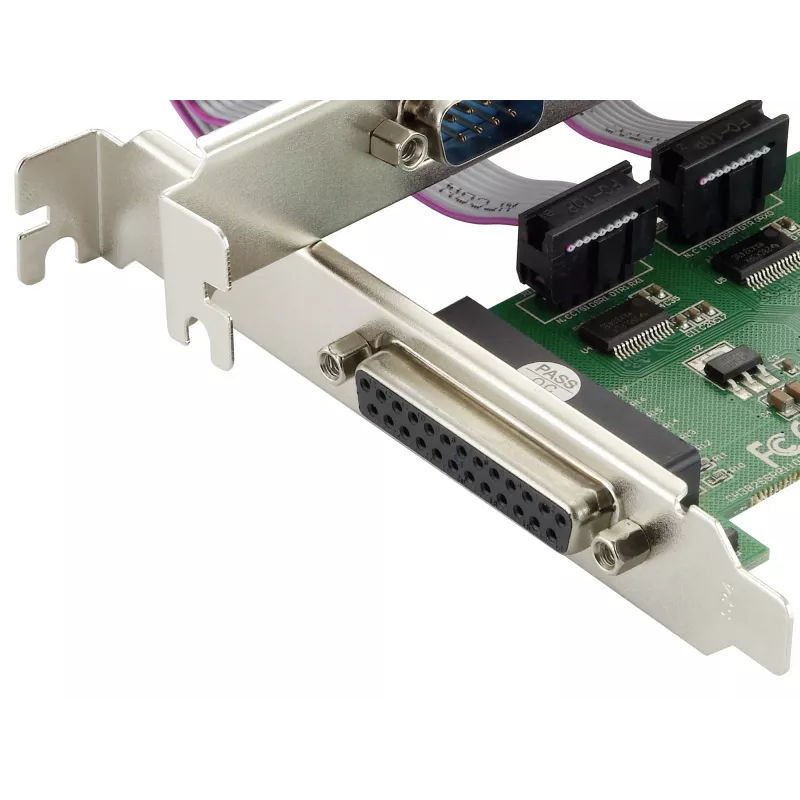 Conceptronic PCI Express plokštė su 1 lygiagrečiuoju ir 2 nuosekliaisiais prievadais