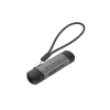 Conceptronic BIAN05G 2-in-1 USB 3.0 dviejų kištukų kortelių skaitytuvas, SD/MicroSD 3.0, UHS-I