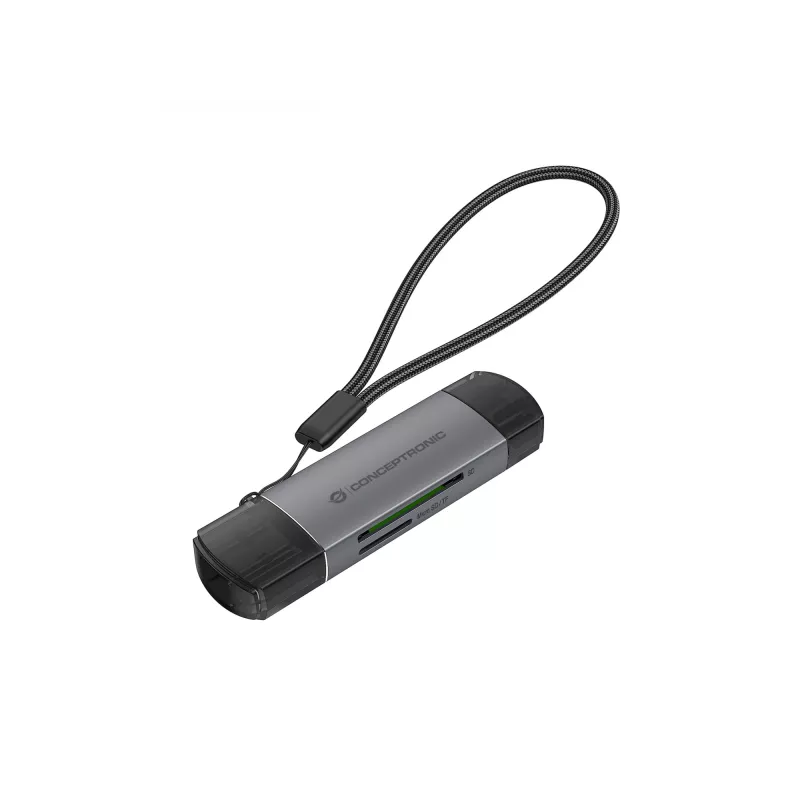 Conceptronic BIAN05G 2-in-1 USB 3.0 dviejų kištukų kortelių skaitytuvas, SD/MicroSD 3.0, UHS-I