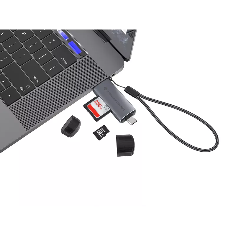 Conceptronic BIAN05G 2-in-1 USB 3.0 dviejų kištukų kortelių skaitytuvas, SD/MicroSD 3.0, UHS-I