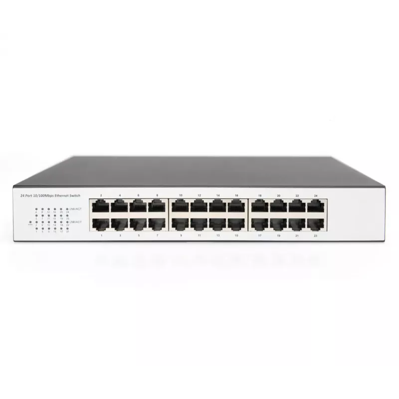 Nevaldomas komutatorius Digitus DN-60021-2 24 prievadų Fast Ethernet