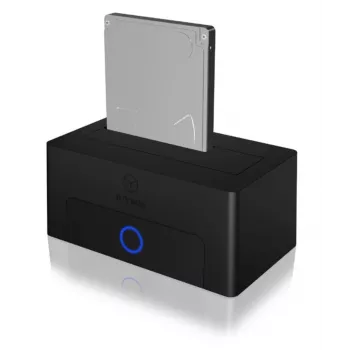 Išorinis 2,5/3,5 colio HDD/SSD korpusas ICY BOX IB-1122-U3, SATA į USB 3.2 Gen1, 5 Gbit/s, juodas