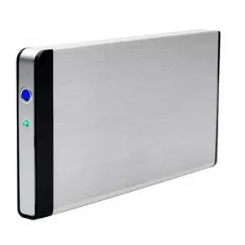 Išorinis HDD korpusas Fantec FB-C25US2 Sidabrinis 2,5 colio USB maitinamas