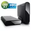 Išorinis HDD korpusas Fantec DB-ALU31 Black 3.5 colio