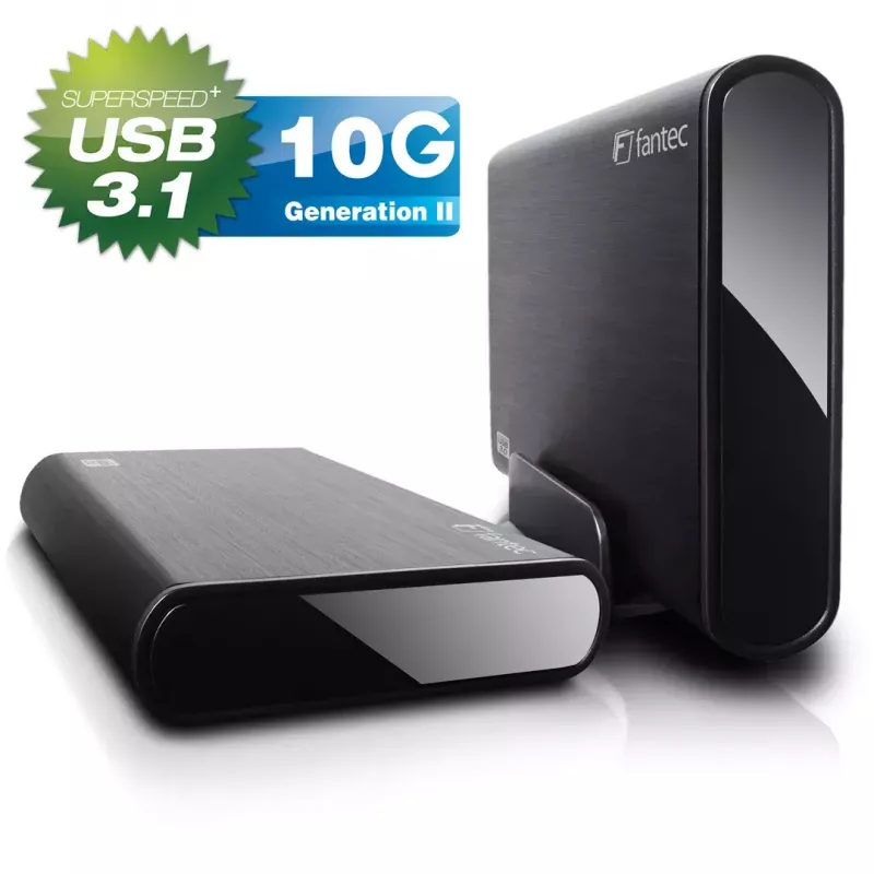 Išorinis HDD korpusas Fantec DB-ALU31 Black 3.5 colio