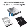 Išorinis HDD korpusas Fantec DB-ALU31 Black 3.5 colio