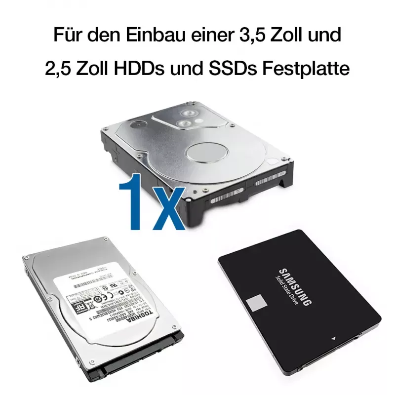 Išorinis HDD korpusas Fantec DB-ALU31 Black 3.5 colio