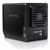 Išorinis kietųjų diskų dėklas Fantec QB-35US3R Juodas
