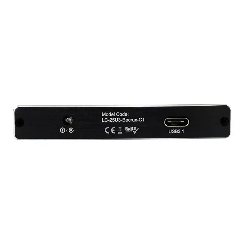 Išorinis HDD korpusas LC-Power LC-25U3-Becrux-C1 Juodas 2,5 colio