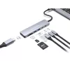 Conceptronic DONN28G 7-in-1 USB 3.2 Gen 1 Dockinė stotelė, 4K60Hz HDMI, USB-A 5Gbps x 2, USB-C 5Gbps, SD, TF/MicroSD, 100W USB PD