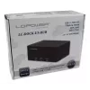 LC Power LC-DOCK-U3-HUB - HDD-Dockingstation mit Netzanzeige, 3-Port-USB-Hub, Ein/Aus-Schalter, Klon-Funktion Schächte: 2 - 2.5 / 3.5 gemeinsam genutz