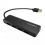 USB šakotuvas LC-Power LC-HUB-U3-4-V2 USB 3.2 Gen 1 Type-A Type-C 5 Gbit/s Juodas