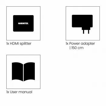 HDMI skirstytuvas Marmitek Split 312 UHD HDMI 2x HDMI