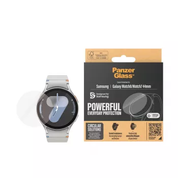PanzerGlass ® Ekrano apsauga Samsung Galaxy Watch8 | Watch7 44mm | Ultra-Wide Fit