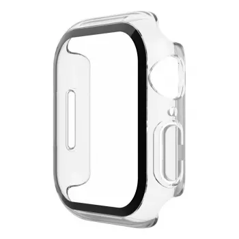 Belkin OVG003zzCL Skydelis Apple Watch Series 7 Skaidrus Baltas