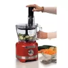 Ariete 1782 Gourmet Pro Moderna virtuvinis kombainas, 3 l pjaustymo indas, 2 l blenderis, 2 greičiai + Pulse, peilių rinkinys + nerūdijančio plieno diskas, sulčiaspaudės priedas, raudona