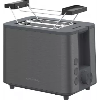 Grundig TA 7340 Inox skrudintuvas 2 griežinėliai 950 W antracitas