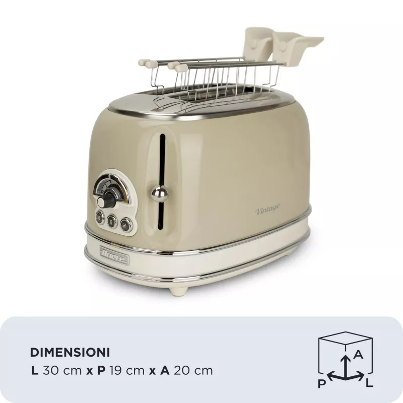 Ariete 0155/03 6 2 riekės 810 W Smėlio spalvos elektrinė pjaustyklė