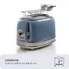 Elektrinis skrudintuvas Ariete 0155/05 2 riekėms 810W mėlynas