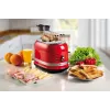 Ariete 149 skrudintuvas su žnyplėmis 2 riekelėms duonos – automatinis išstūmimas – atšildymas – 6 skrudinimo laipsniai – 800 W – Modern Line – raudonas