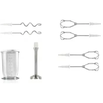 Bosch MFQ4075DE rankinis plaktuvas 550 W sidabrinis, baltas
