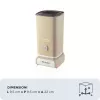 Ariete 2878 Vintage pieno putotojas kapučino, arbatos, karšto ir šalto šokolado, greitai paruošiamų gėrimų, 500 W, pastelinė šviesiai smėlio spalva