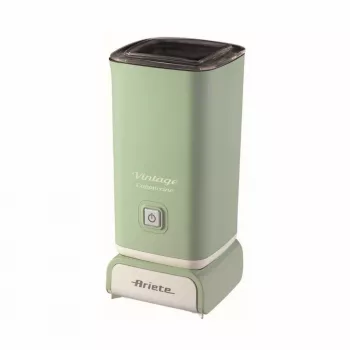 Ariete 2878 Vintage pieno putotojas – karšto ir šalto pieno putotojas – kapučinas, šokoladas, tirpios infuzijos – 500 W – žalia