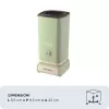 Ariete 2878 Vintage pieno putotojas – karšto ir šalto pieno putotojas – kapučinas, šokoladas, tirpios infuzijos – 500 W – žalia