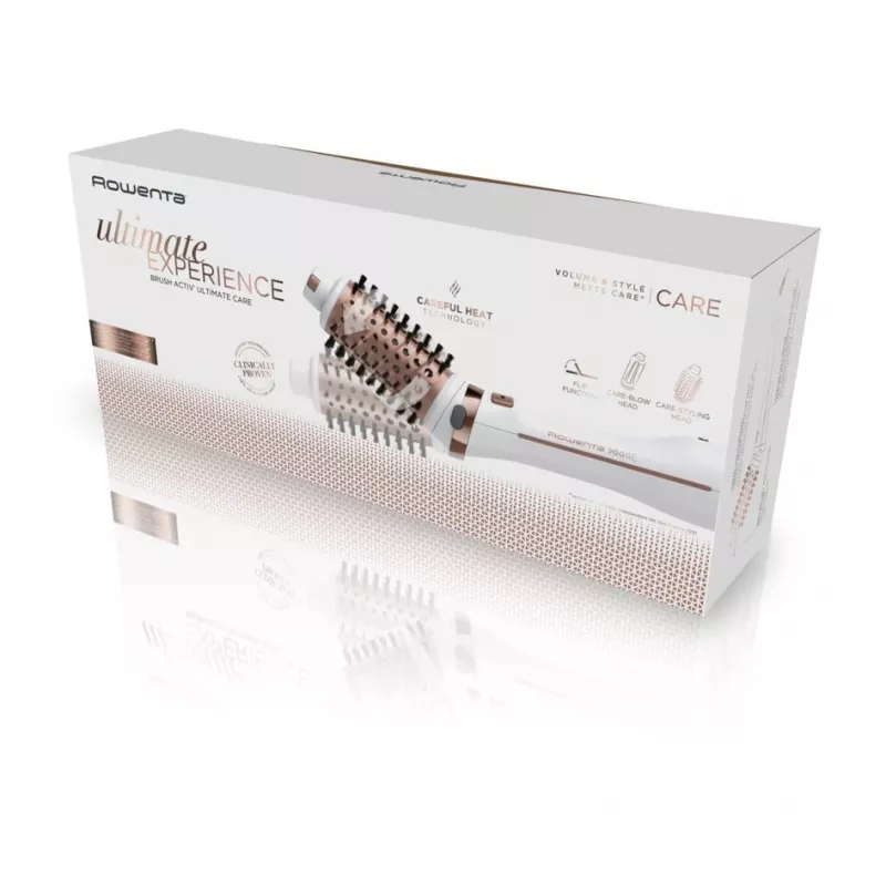 Rowenta Brush Activ Ultimate Care CF9720 karšto oro šepetys Vario spalvos, Baltas 2 m