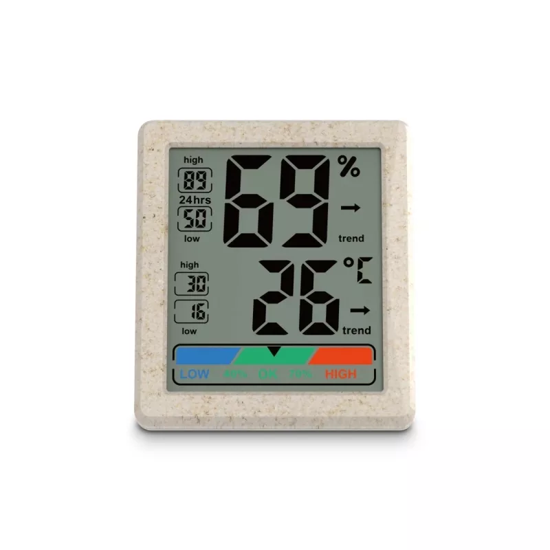 Vidaus temperatūros ir drėgmės jutiklis Hama Ponza, laisvai pastatomas, AAA baterija