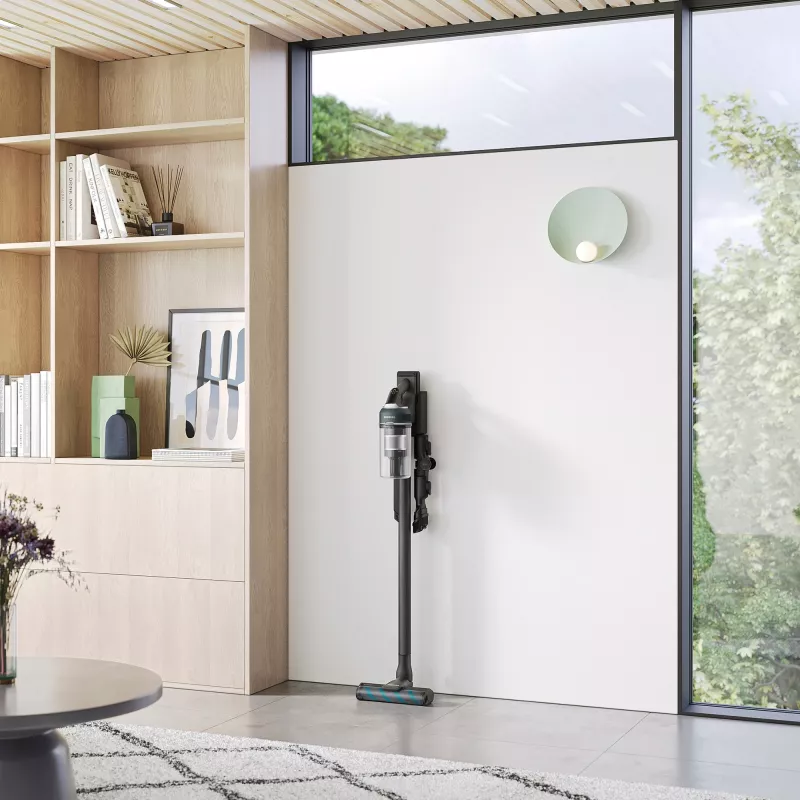 Samsung VS20C85G4PB 2-in-1 belaidis dulkių siurblys, baterija, sausas valymas, be maišelio, 550 W, mėlynas