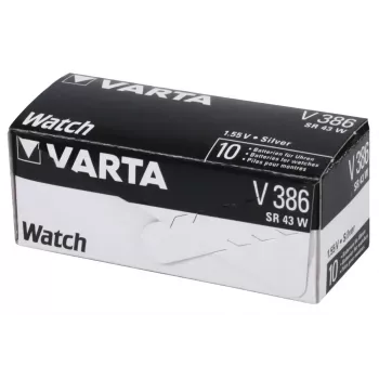 Vienkartinė baterija Varta V386 (1,55 V, šarminė)