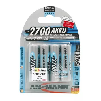 Baterija AA HR6 Ansmann Blister 4 x Akumuliatorius 2700mAh